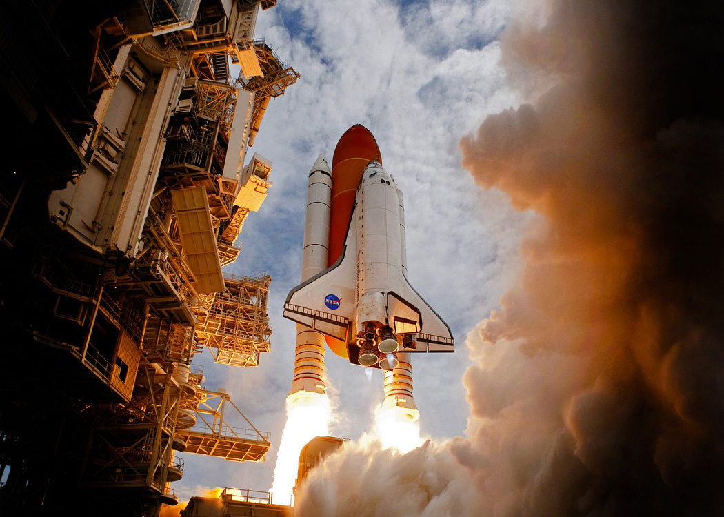 NASA-Rakete beim Start © Tarcisio Tar, Pixabay